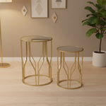 Load image into Gallery viewer, Gold Mirror Table
