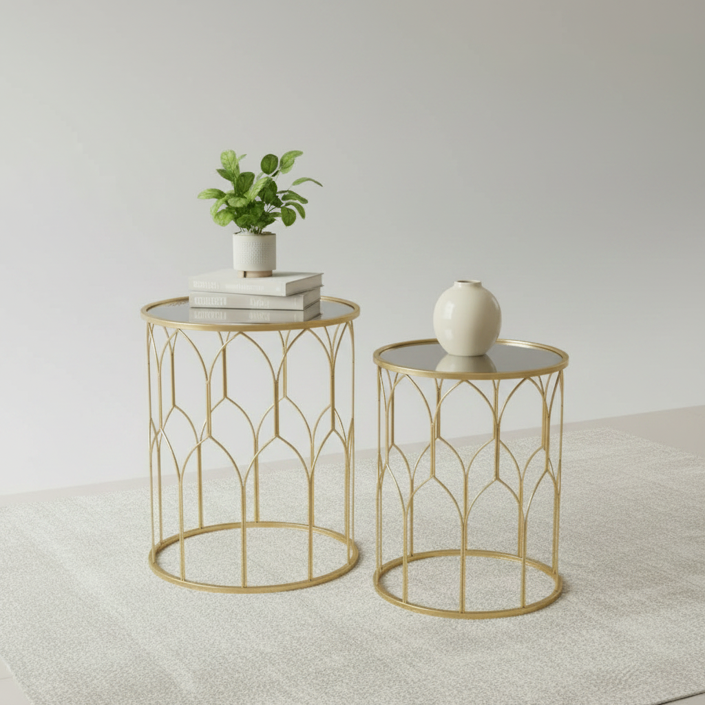 Mirror Top Table