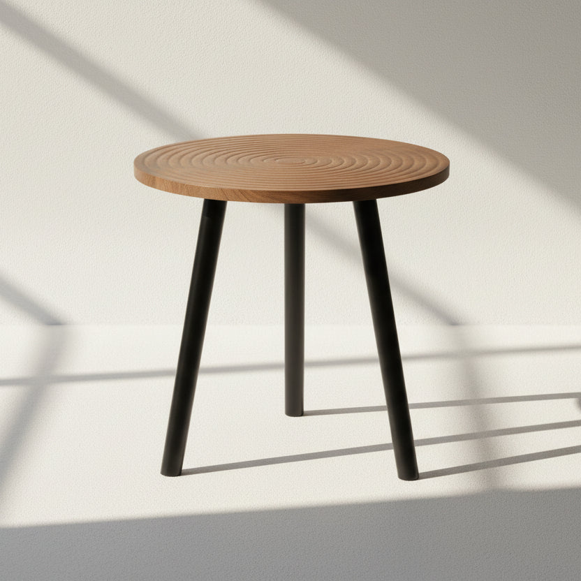 Wood Top Accent Table