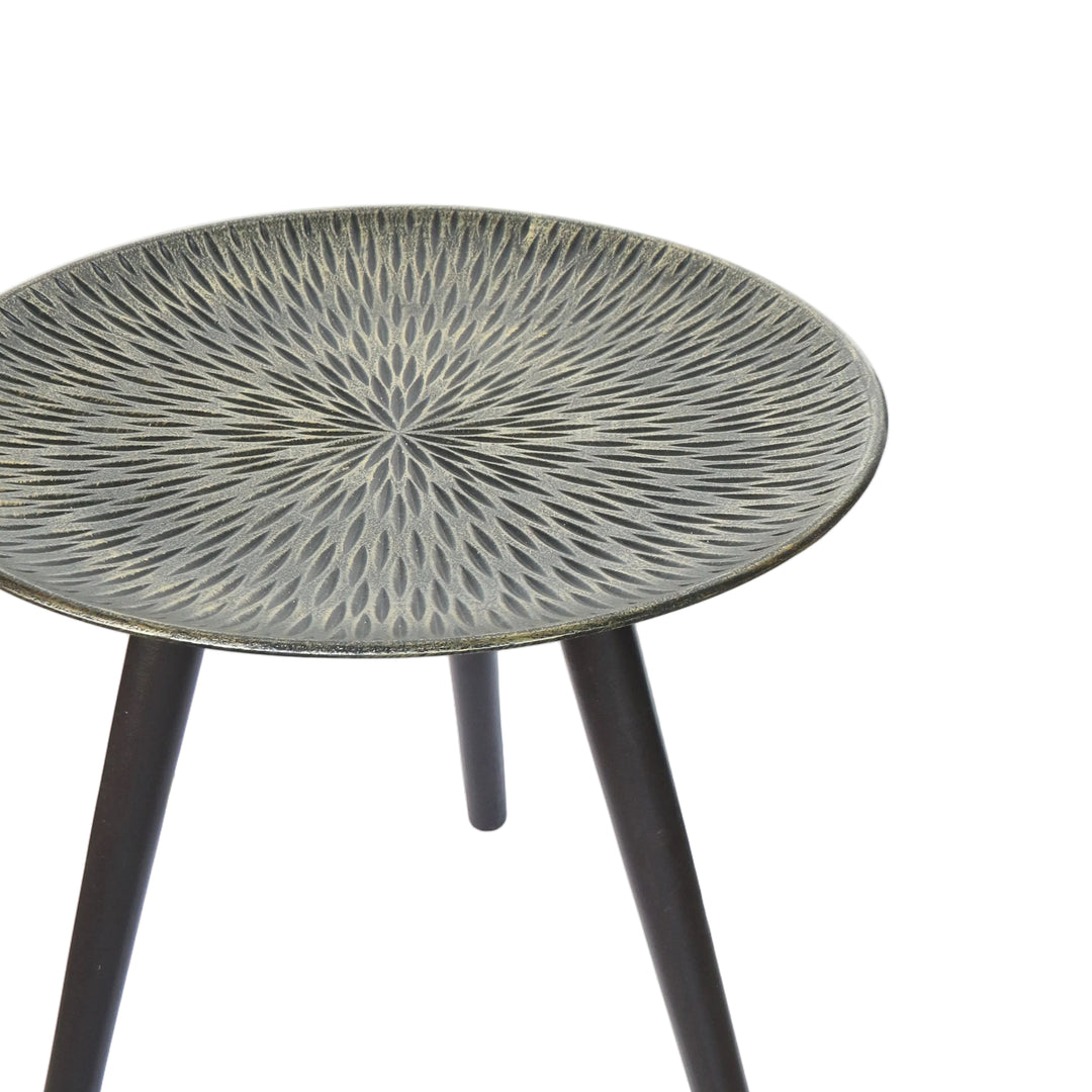 Striped Accent Table