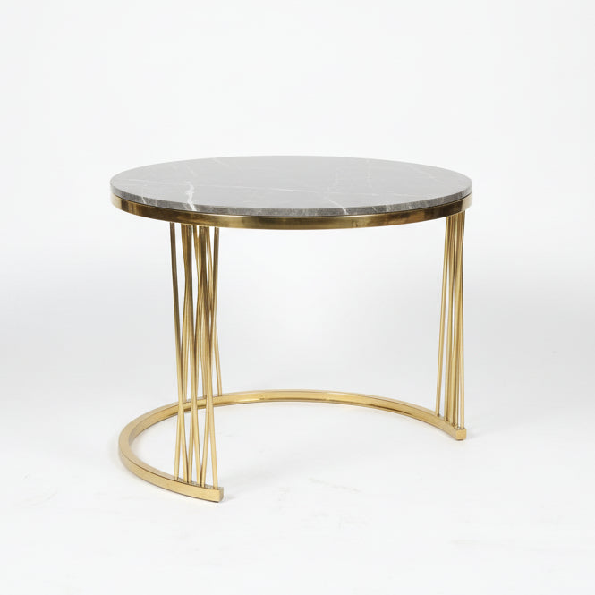 Marble Top Coffee Table Set