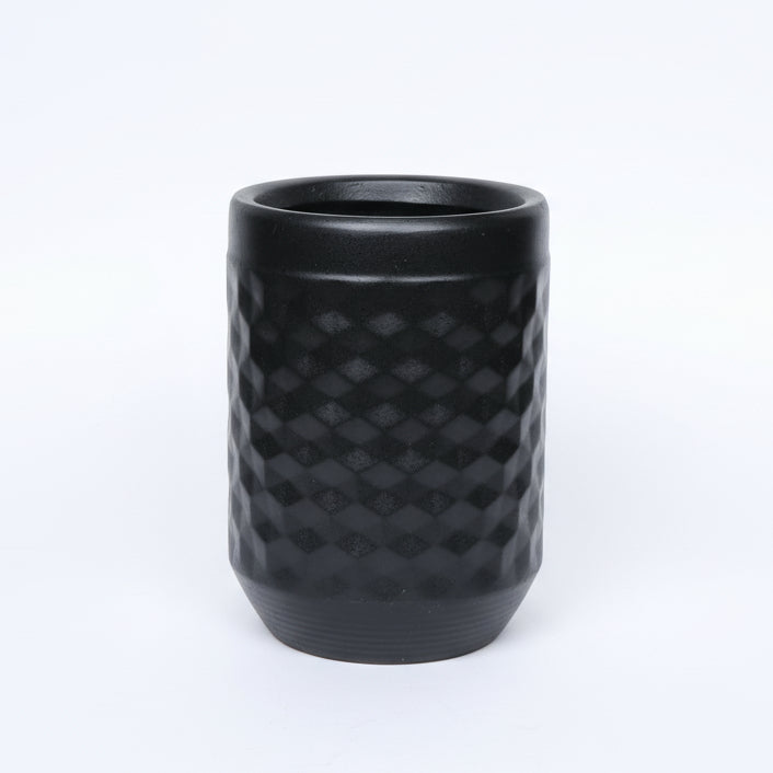 Black Ceramic Plant Holder