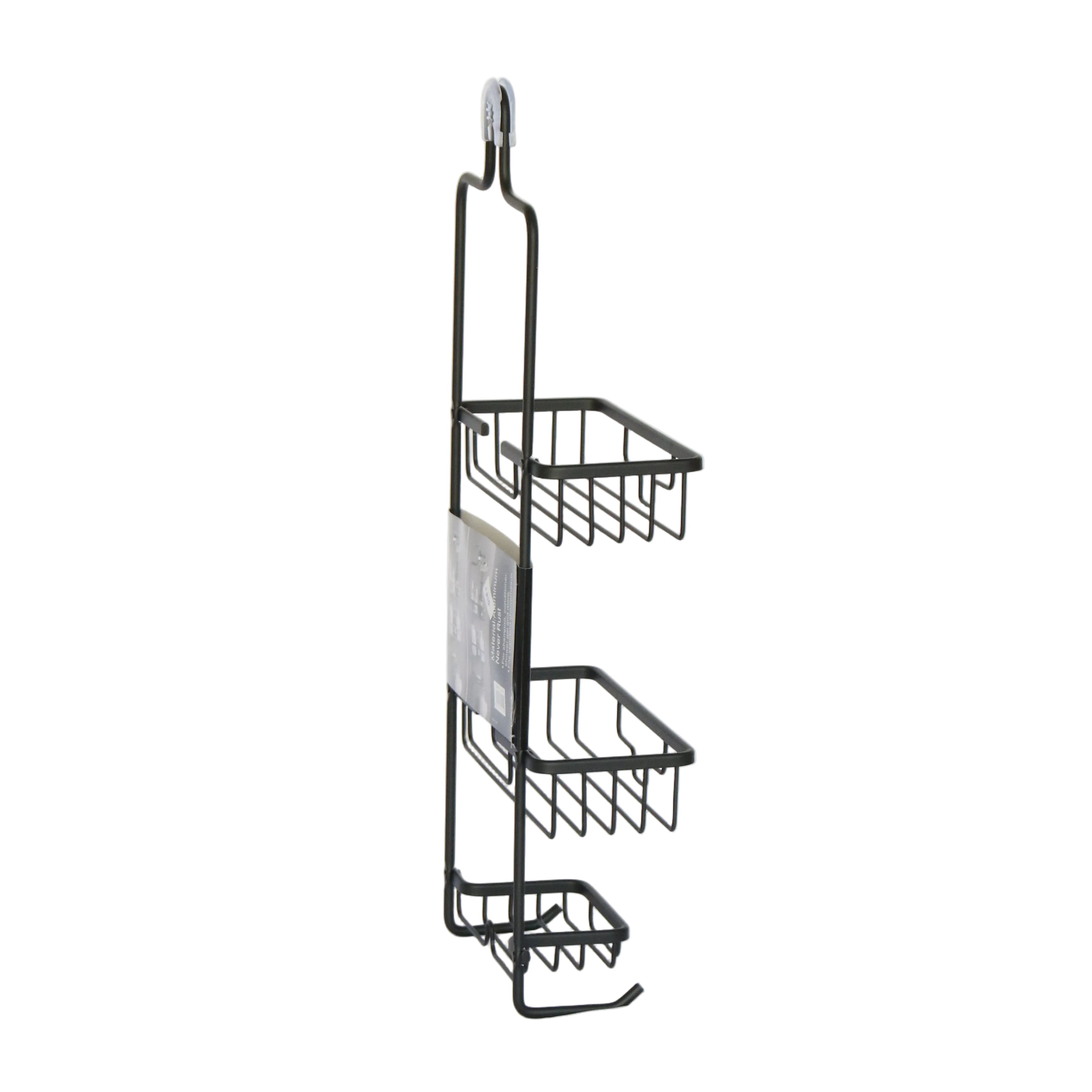 Black Shower Caddy Rack