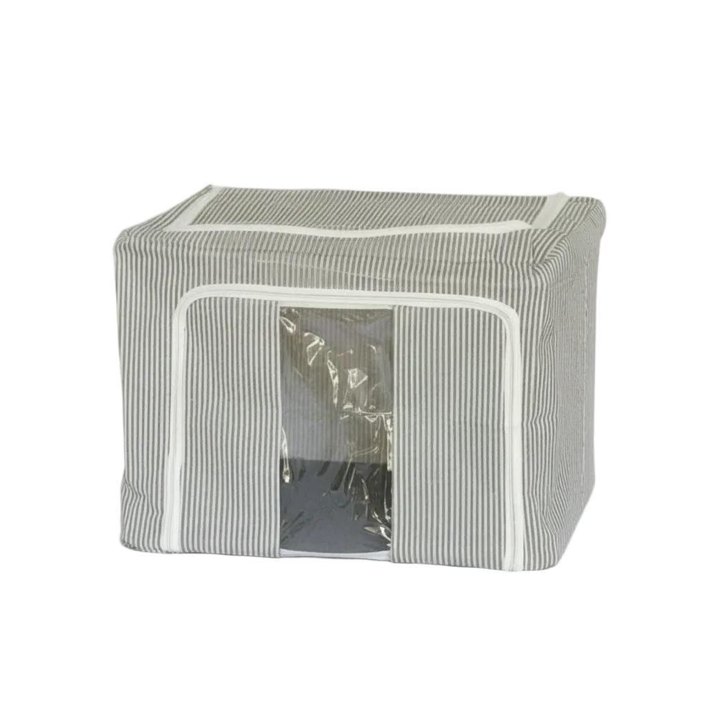 Fabric Storage Box With Zip