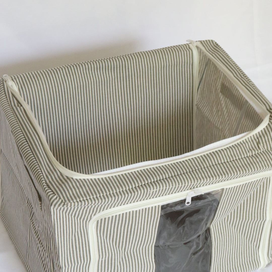 Fabric Storage Box With Zip