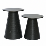 Load image into Gallery viewer, Synthetic Wood Top Table Black
