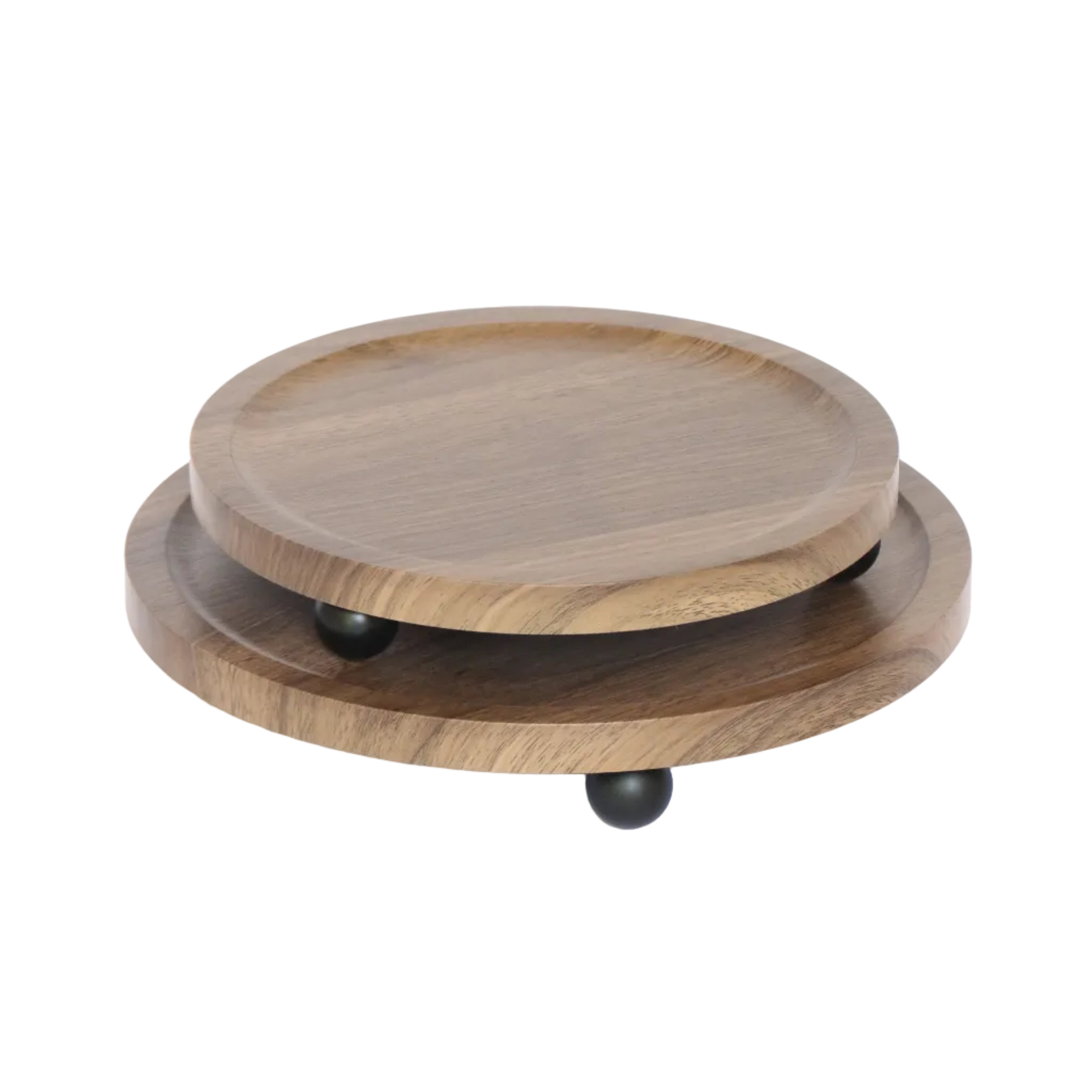 Round Wooden Tray