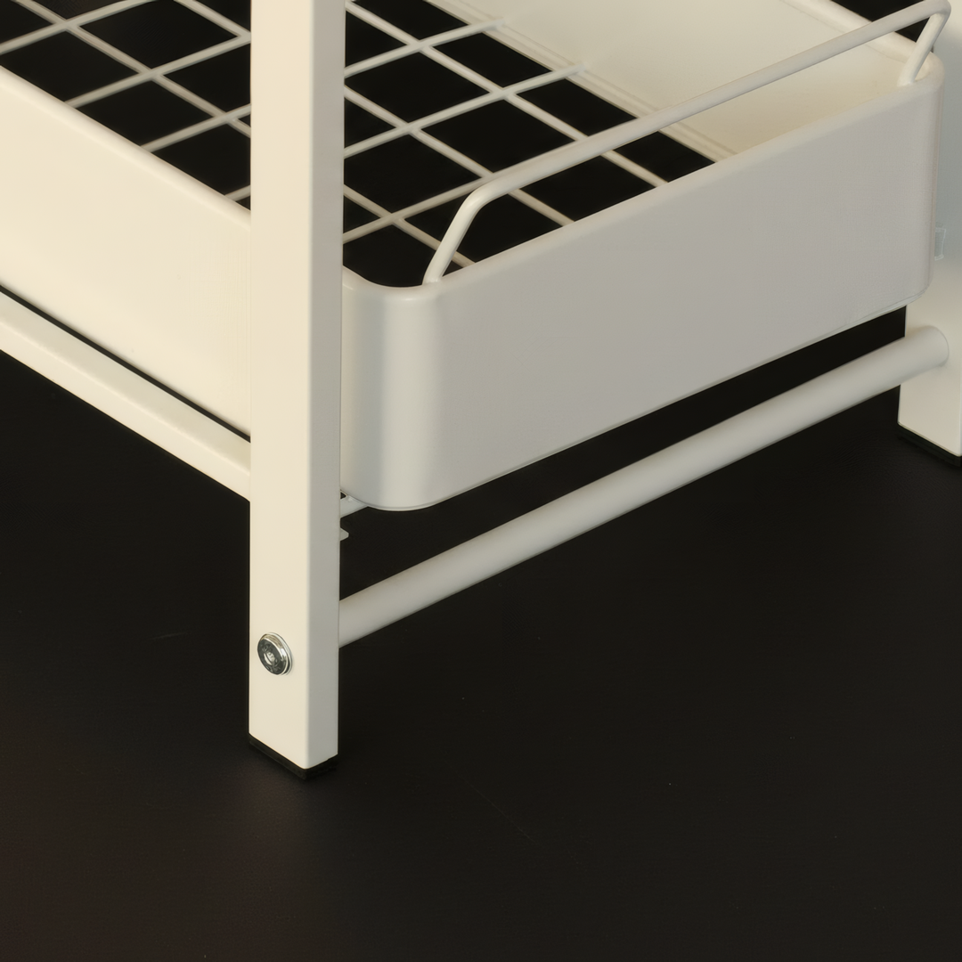 Two Tier Sliding Drawer With Handle
