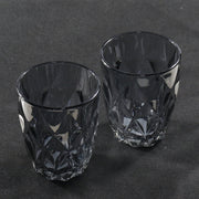 Smoky Geometric Mixer Glass