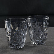 Smoky Geometric Mixer Glass