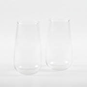 Striped Round Drinking Glass