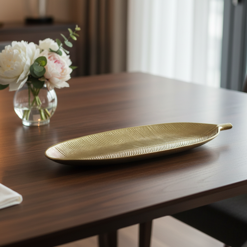 Golden Leaf Tray