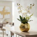Load image into Gallery viewer, Gold Crackle Vase
