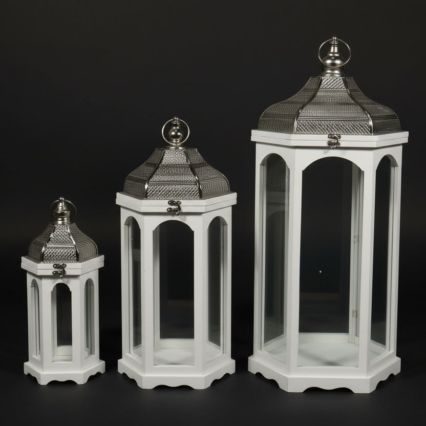 Silver Top White Lantern