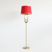 Red Gold U-Shaped Floor Lamp