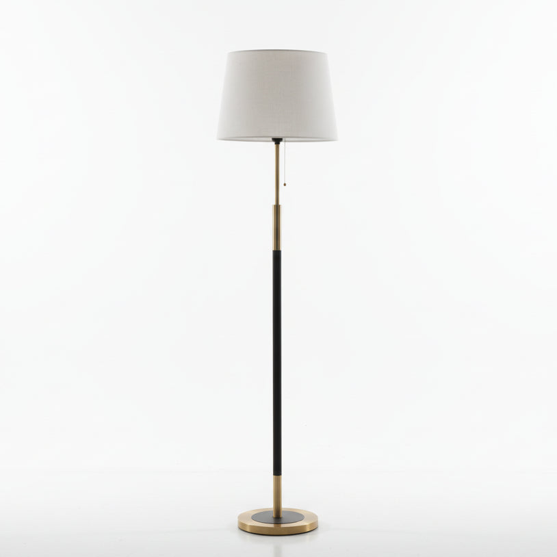 Gold & Black Floor Lamp