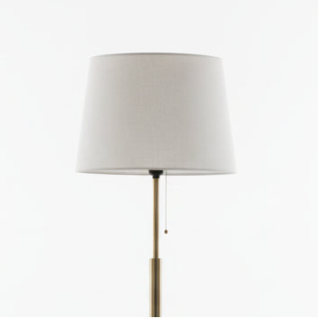 Gold & Black Floor Lamp