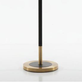 Gold & Black Floor Lamp