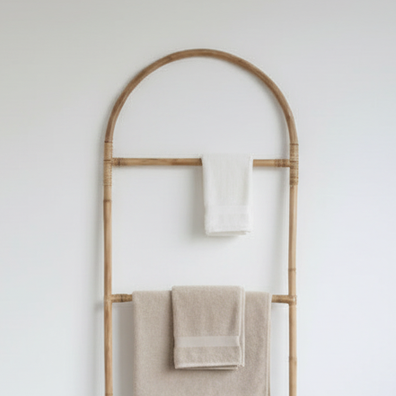 Cane Towel Rack