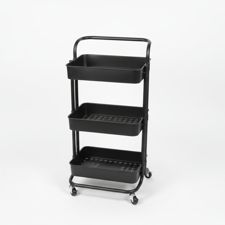 Black Plastic Trolley Rack