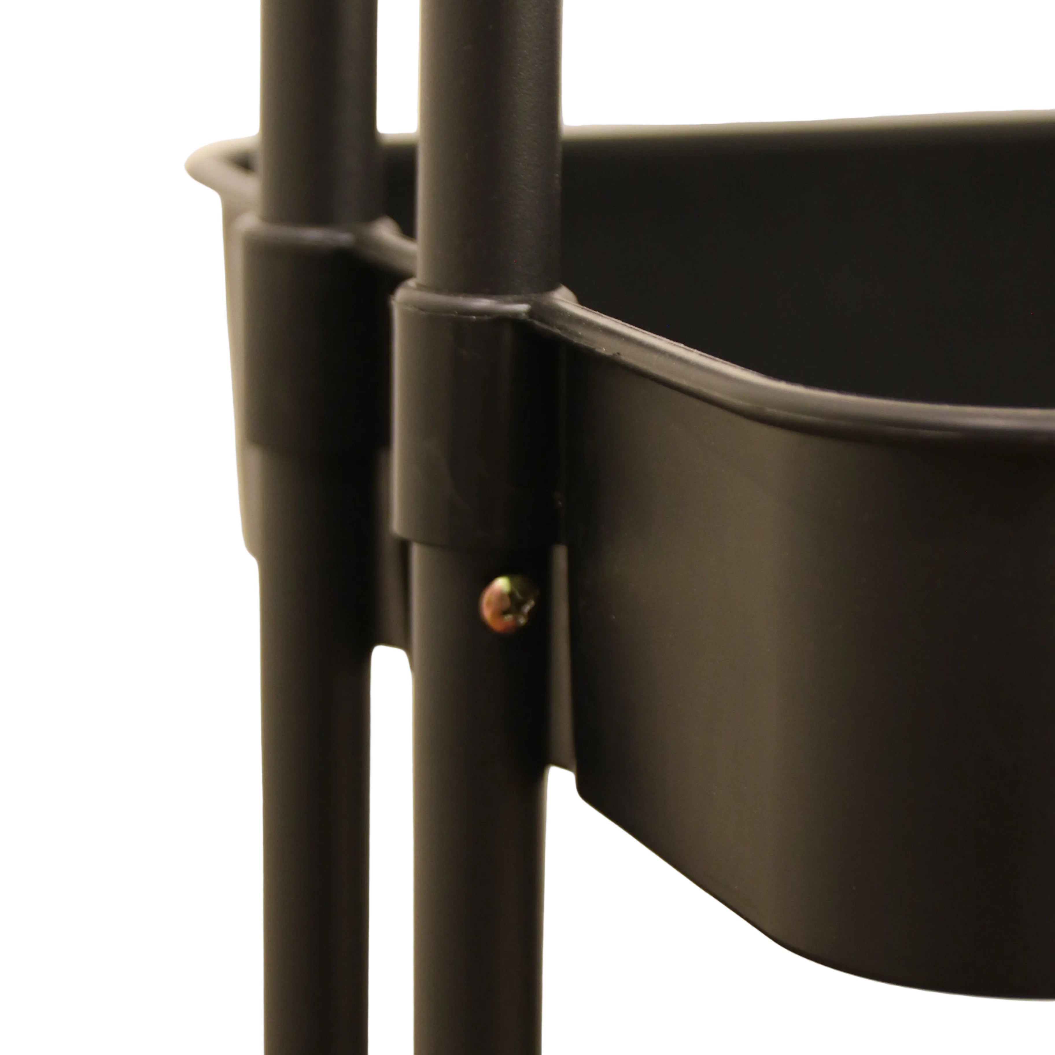 Black Plastic Trolley Rack