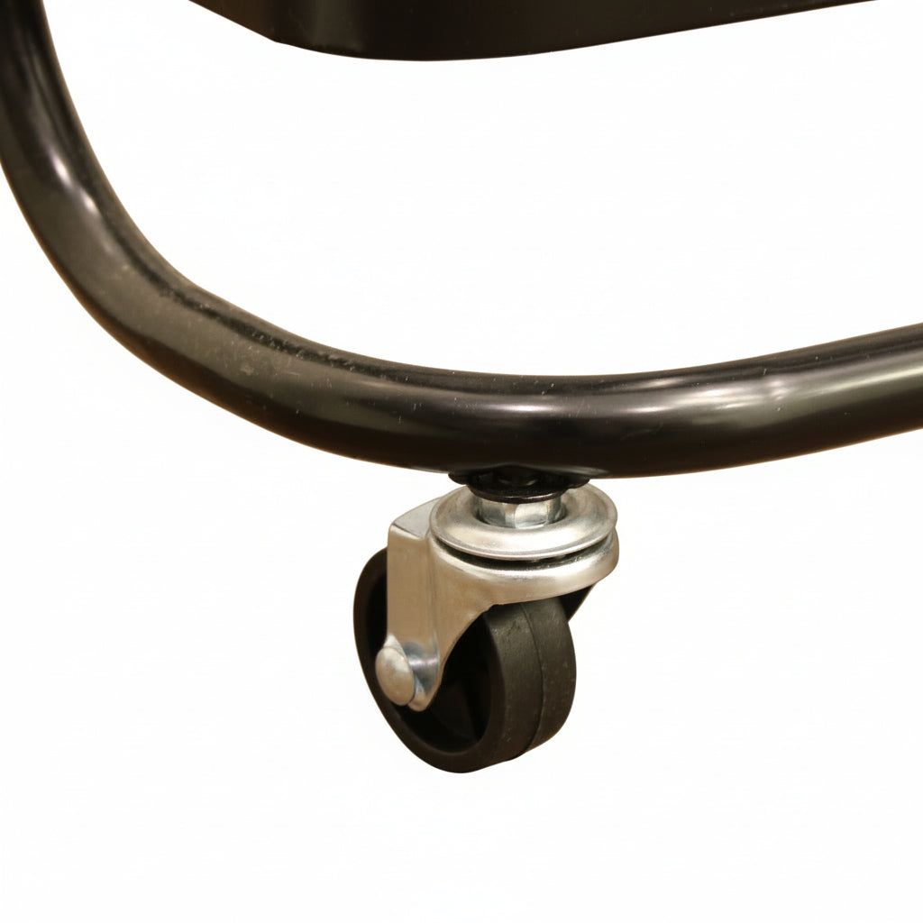 Black Steel Trolley Rack