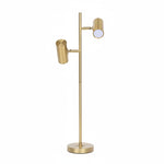 Load image into Gallery viewer, Gold Dual Spotlight Lamp
