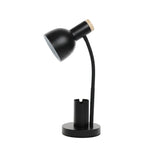 Load image into Gallery viewer, Black Study Lamp With Pen Holder
