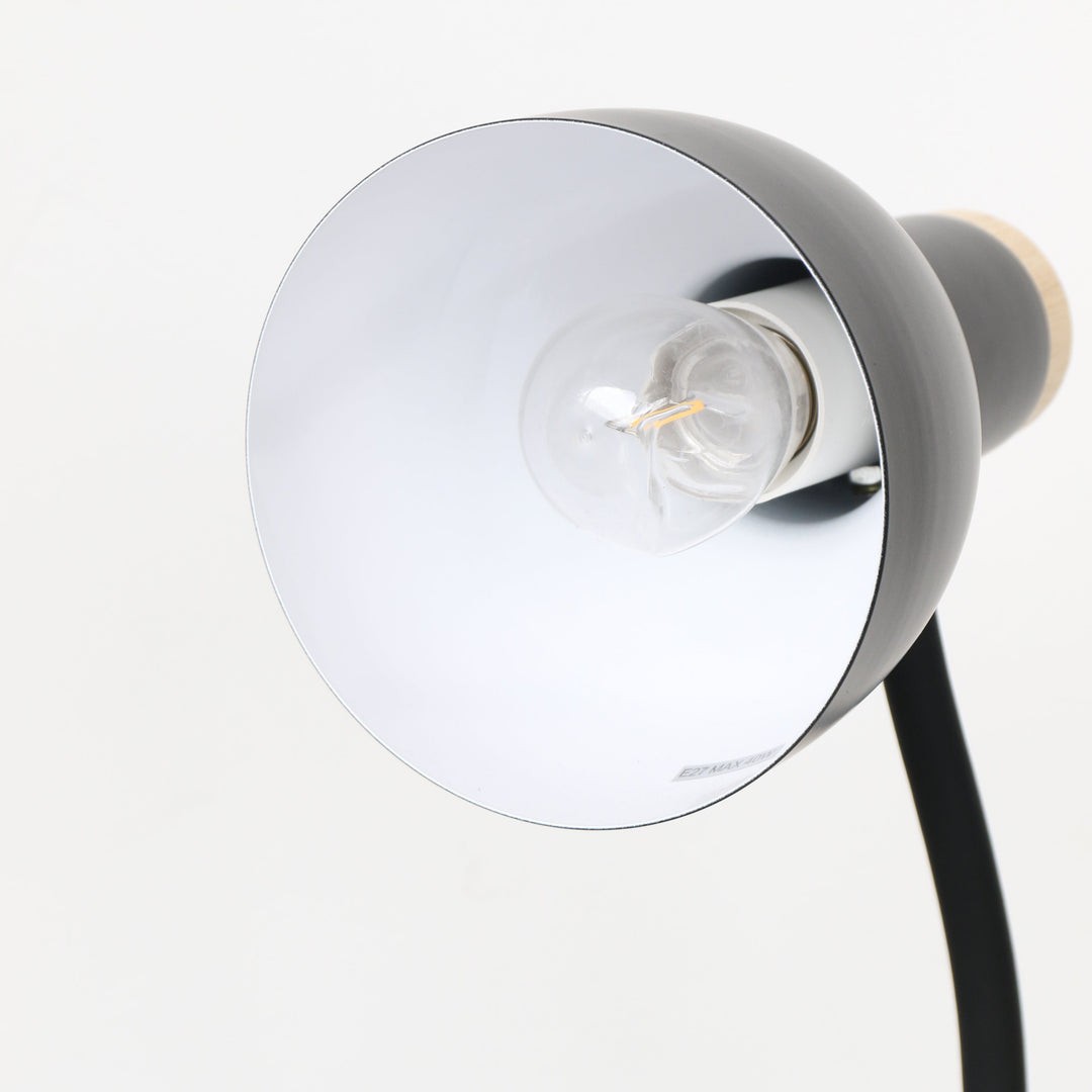 Black Study Lamp With Pen Holder