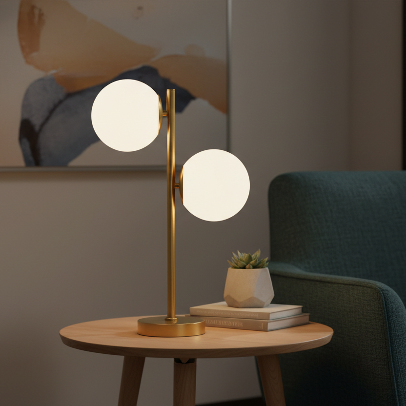 Gold Table Lamp
