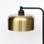 Load image into Gallery viewer, Black Lamp With Gold Shade

