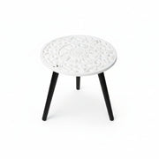 Floral Relief Accent Table