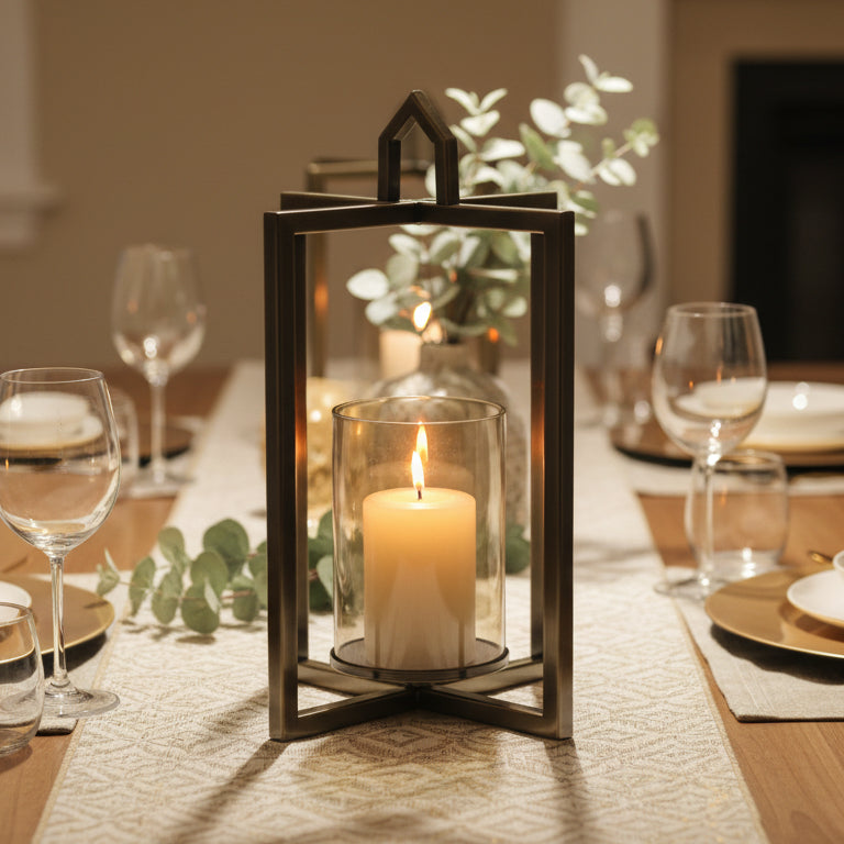 Cross Bar Candle Holder