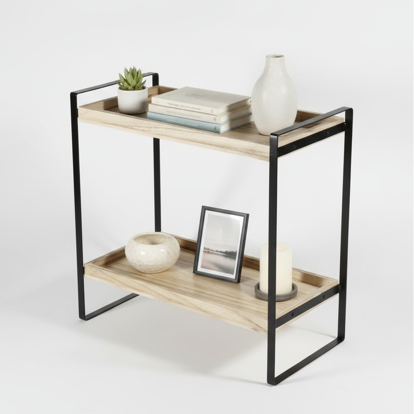 2 Tier Wooden Server