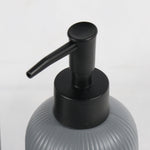 Load image into Gallery viewer, Grey Striped Bathroom Set
