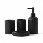 Load image into Gallery viewer, Black Striped Soap Dispenser
