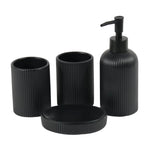 Load image into Gallery viewer, Black Striped Soap Dispenser
