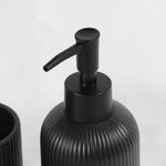 Load image into Gallery viewer, Black Striped Soap Dispenser
