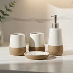 Load image into Gallery viewer, Bathroom ceramic set
