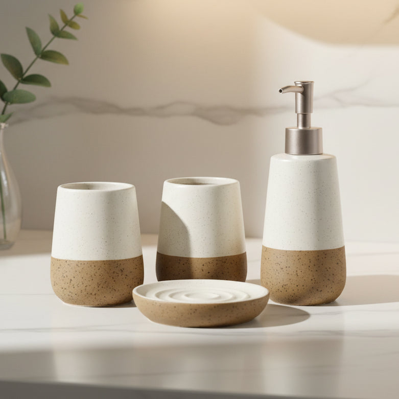 Bathroom ceramic set