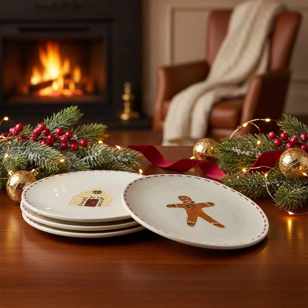 Whimsical Christmas Plate
