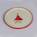 Load image into Gallery viewer, Merry Christmas Salad Plate
