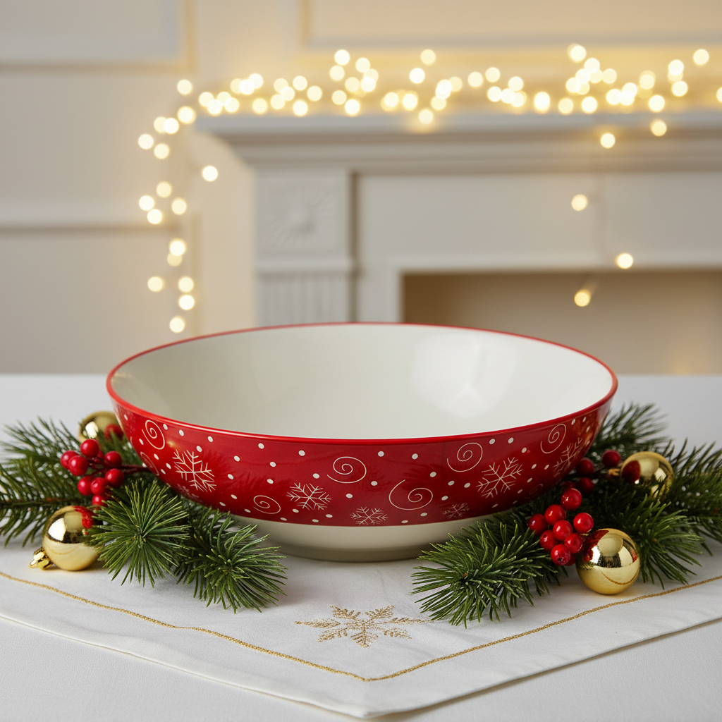 Merry Christmas Bowl L