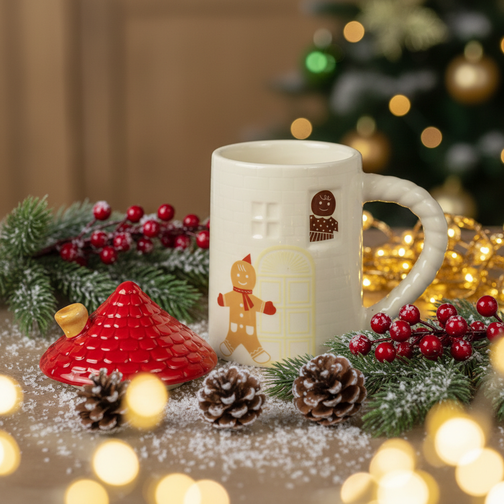Gingy’s House Mug With Lid