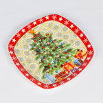 Load image into Gallery viewer, Square Christmas Tree Plate
