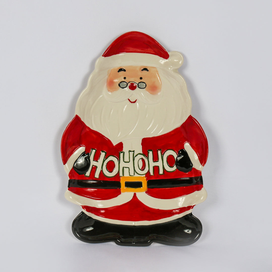 Ho! Ho! Ho! Santa Plate