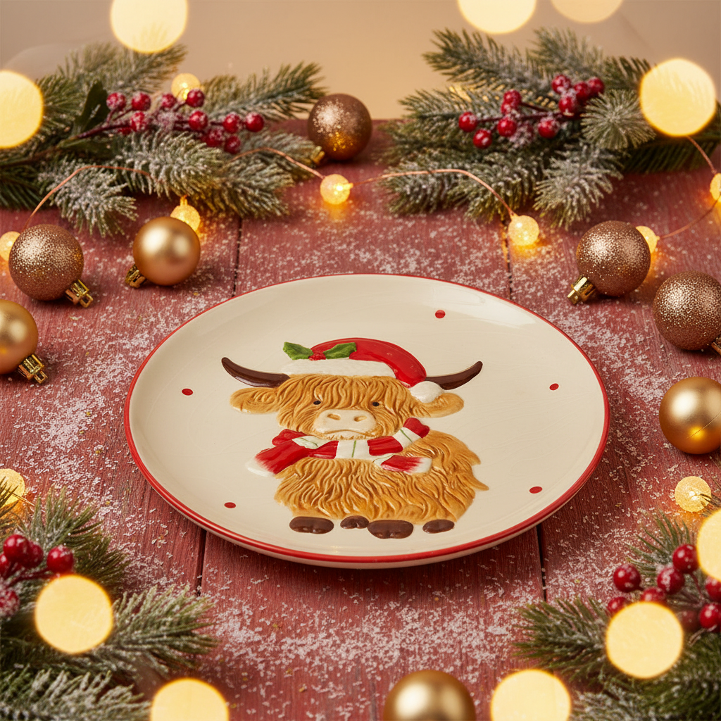Moose Round Plate
