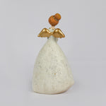 Load image into Gallery viewer, White &amp; Gold Angel Ornament

