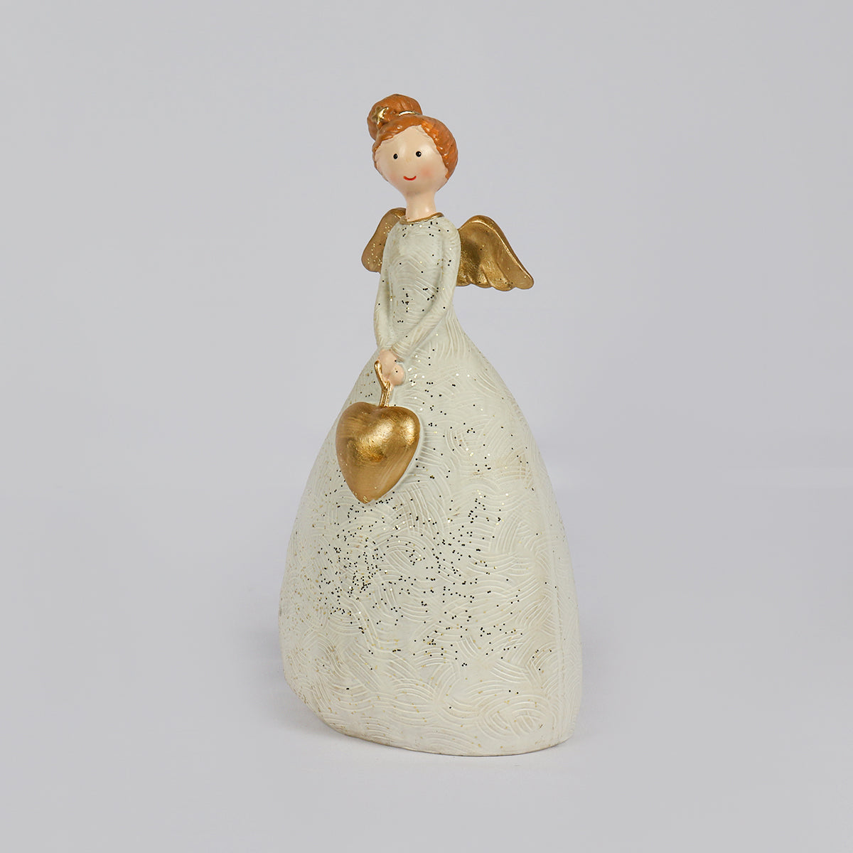 White & Gold Angel Ornament