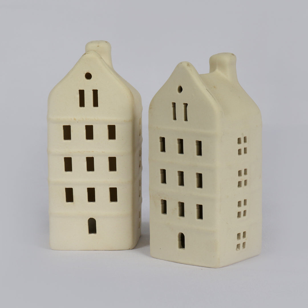 White Multi-Coloured LED House